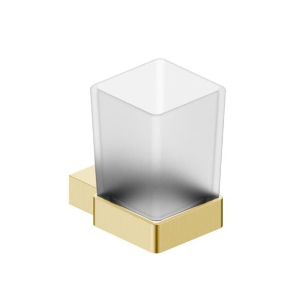 Scudo Roma Tumbler Holder - Brushed Brass