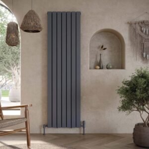 Scudo Bravo Designer Towel Rail Holder - Anthracite
