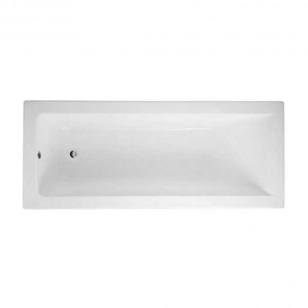 RAK Metropolitan Rectangular Single Ended Bath - Alpine White