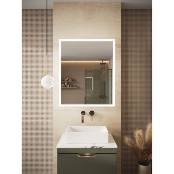 Scudo Prospr 1 Door Bluetooth Illuminated Mirror Cabinet - 700mm x 500mm
