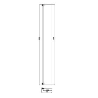 Scudo 6mm Clear Glass Flipper panel - Image 2