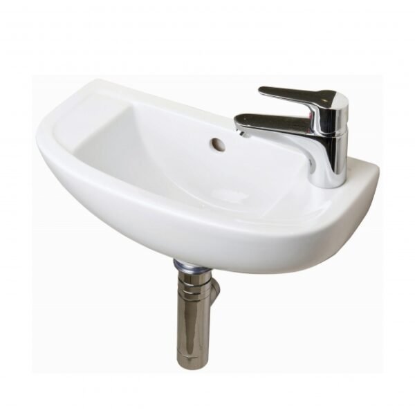 RAK Compact Cloakroom Basin - 450mm Wide - White