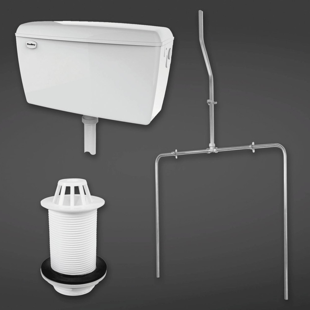 RAK Exposed Urinal Pack for 2 Urinals - White
