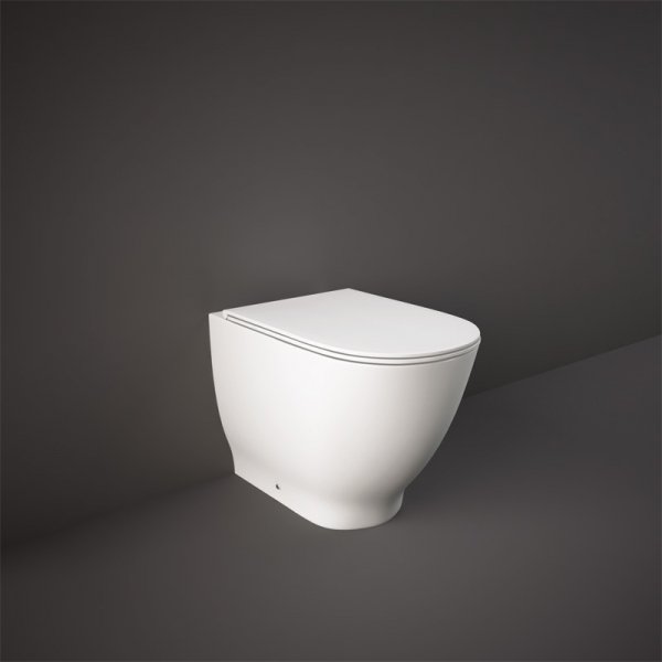 RAK Moon Back to Wall Toilet And Soft Close Seat - White