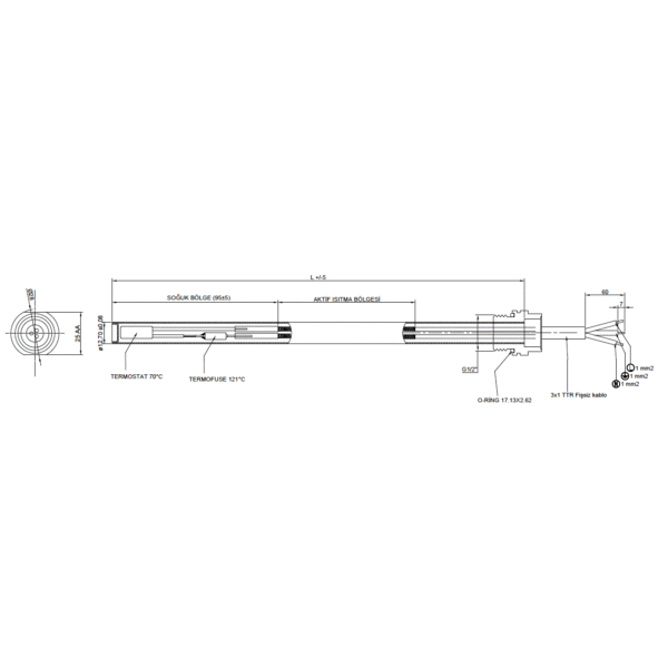 Scudo Standard Heating Element - 150w - Image 2