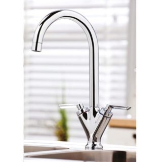 Scudo Olicana Kitchen Mixer Tap - Chrome - Image 3