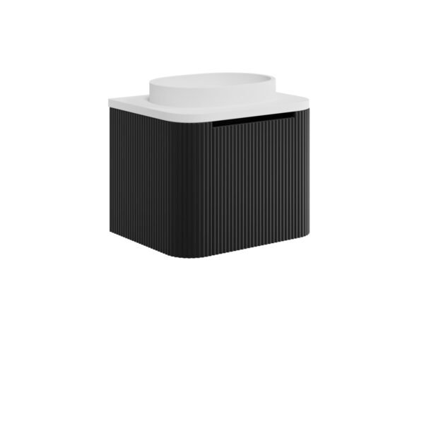 Scudo Linea 1 Drawer Wall Hung Vanity Unit With Basin - 600mm Wide
