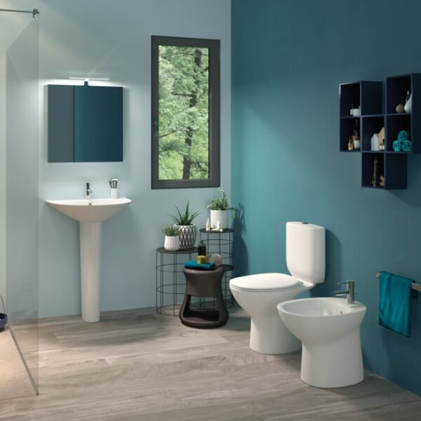 RAK Morning Back To Wall Comfort Height Bidet - Alpine White - Image 3
