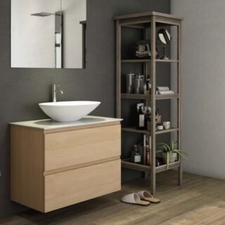 RAK Morning Sit-On Countertop Basin - 540mm Wide - No TH - White - Image 3