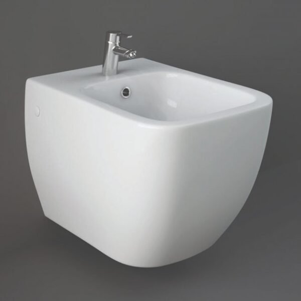 RAK Metropolitan Wall Hung Bidet - 1 TH - White
