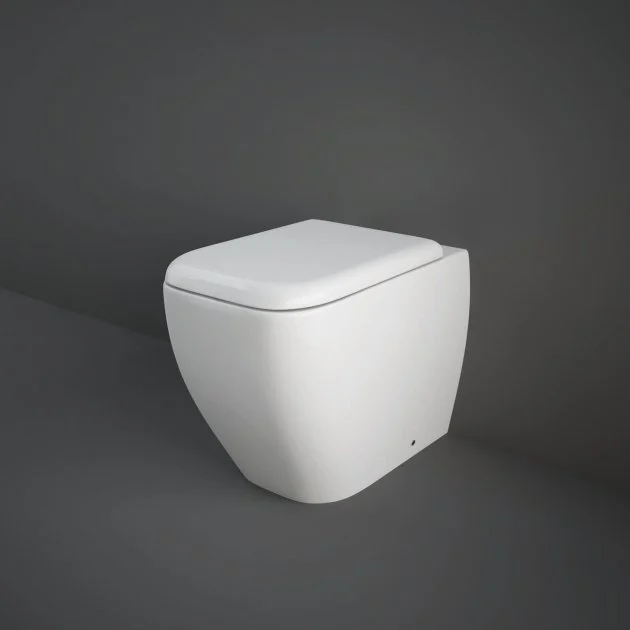 RAK Metropolitan Back to Wall Toilet And Soft Close Seat - White