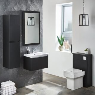 Scudo Muro Floor Standing WC Unit - 500mm Wide - Gloss White - Image 3
