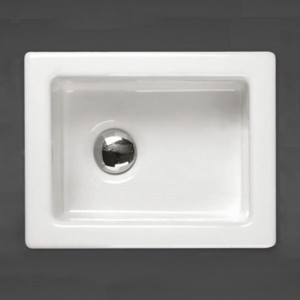 RAK Laboratory 1 Belfast Kitchen Sink 1.0 Bowl - 360mm x 280mm - Alpine White