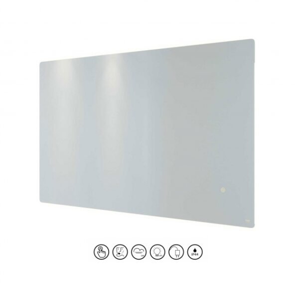 RAK Amethyst LED Illuminated Mirror With Switch And Demister Pad - Image 4