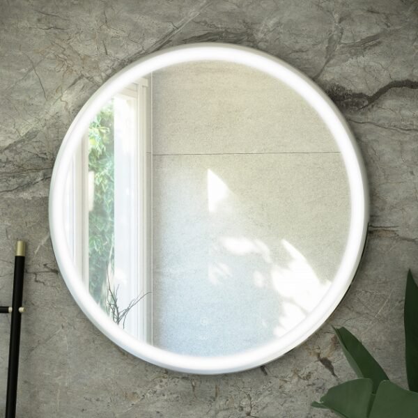 RAK Art Round LED Illuminated Mirror With Demister Pad