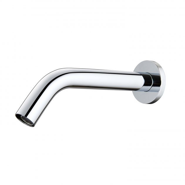 RAK Compact Wall Mounted Theta Infra Red Basin Mixer Tap - Chrome