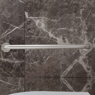 RAK Compact Commercial Straight Grab Rail - Chrome - Image 2