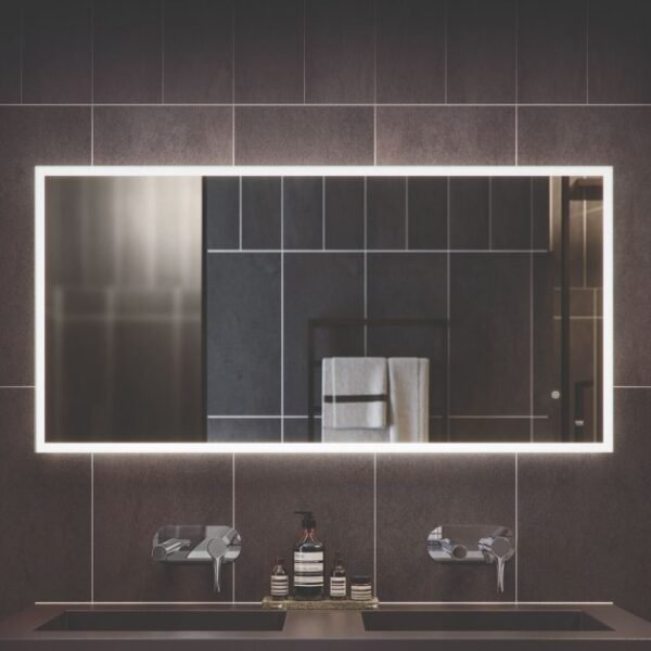 RAK Cupid LED Illuminated Mirror With Switch And Demister Pad - Image 8