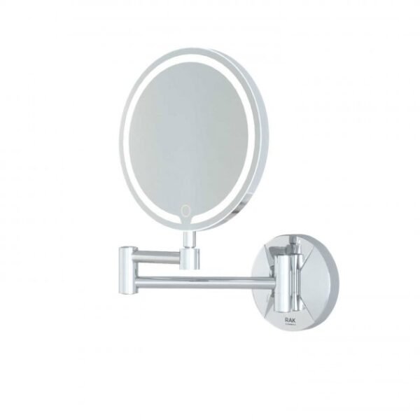 RAK Demeter Round LED Illuminated Magnifying Mirror With Switch - 264mm x 200mm