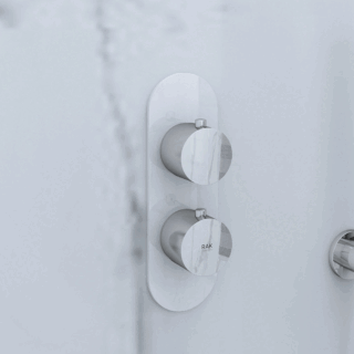 RAK Feeling 1 Outlet Round Thermostatic Concealed Shower Valve - Image 2