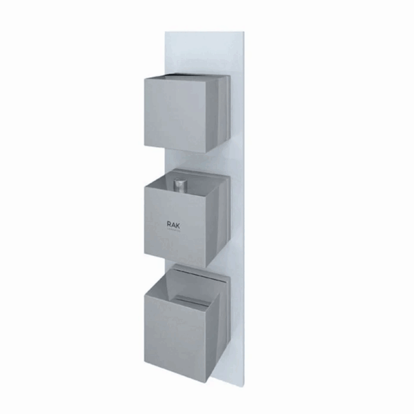 RAK Feeling 2 Outlet Square Thermostatic Concealed Shower Valve