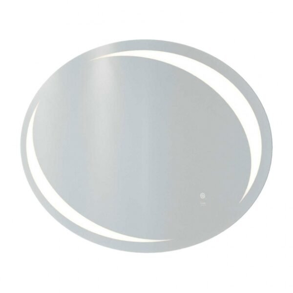 RAK Hades Oval LED Illuminated Mirror With Switch And Demister Pad - 600mm x 900mm
