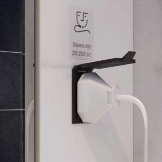 RAK Hermes Portrait LED Illuminated Mirror With Switch And Demister Pad - 800mm x 600mm - Image 5