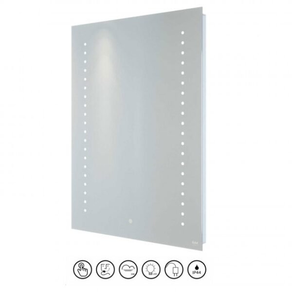 RAK Hestia LED Illuminated Mirror With Switch And Demister Pad - Image 3
