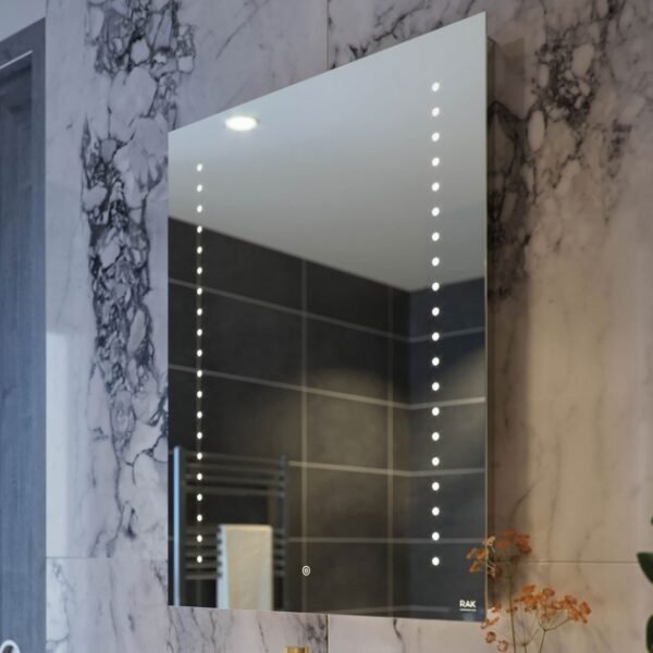 RAK Hestia LED Illuminated Mirror With Switch And Demister Pad - Image 7