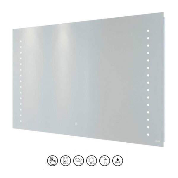 RAK Hestia LED Illuminated Mirror With Switch And Demister Pad - Image 4