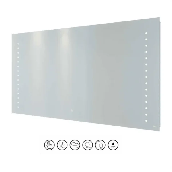 RAK Hestia LED Illuminated Mirror With Switch And Demister Pad - Image 5