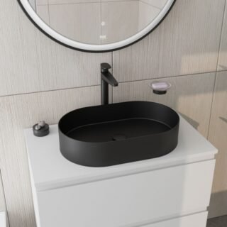 RAK Ingot Oval Countertop Basin - 550mm Wide - Image 5