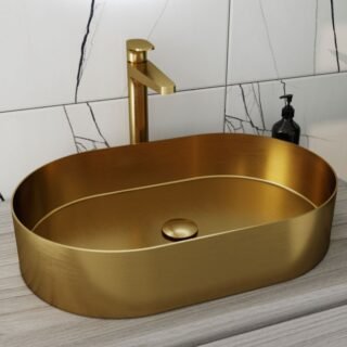 RAK Ingot Oval Countertop Basin - 550mm Wide - Image 3