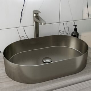 RAK Ingot Oval Countertop Basin - 550mm Wide - Image 4