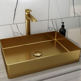 RAK Ingot Rectangular Countertop Basin - 500mm Wide - Image 3