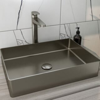 RAK Ingot Rectangular Countertop Basin - 500mm Wide - Image 4