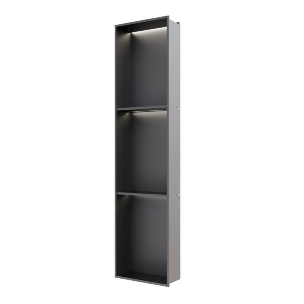 Rak Ingot Recessed Bathroom Niche With LED Light And Shelf