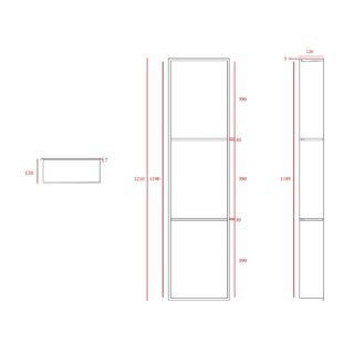 Rak Ingot Recessed Bathroom Niche With LED Light And Shelf - Image 21