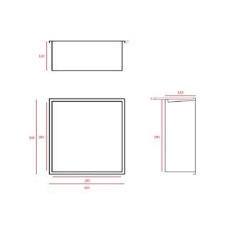 Rak Ingot Recessed Bathroom Niche With LED Light And Shelf - Image 22