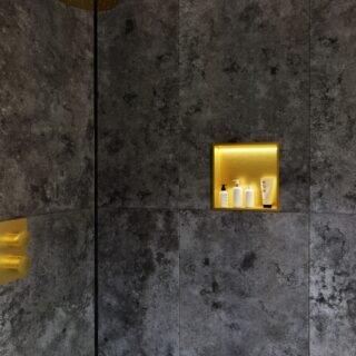 Rak Ingot Recessed Bathroom Niche With LED Light And Shelf - Image 6