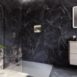 Rak Ingot Recessed Bathroom Niche With LED Light And Shelf - Image 16