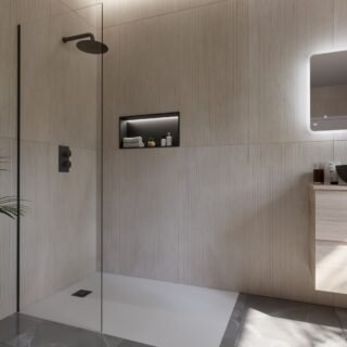 Rak Ingot Recessed Bathroom Niche With LED Light And Shelf - Image 19