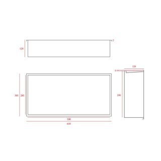 Rak Ingot Recessed Bathroom Niche With LED Light And Shelf - Image 24