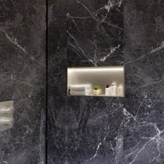 Rak Ingot Recessed Bathroom Niche With LED Light And Shelf - Image 11