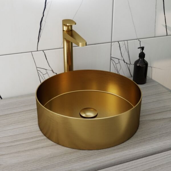 RAK Ingot Round Countertop Basin - 360mm Wide - Image 3