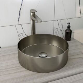 RAK Ingot Round Countertop Basin - 360mm Wide - Image 4