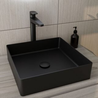 RAK Ingot Square Countertop Basin - 360mm Wide - Image 2