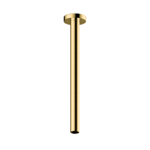RAK Ceiling Mounted Shower Arm – 300mm High - Brushed Gold