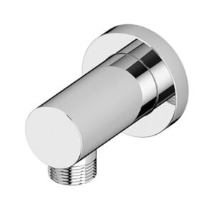 RAK Round Wall Outlet Elbow - Chrome