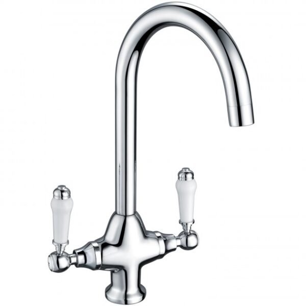 RAK Belfast Ceramic Lever Kitchen Sink Mixer Tap - Chrome